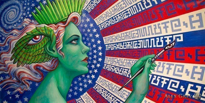 Creative Liberty by Alex Grey & Allyson Grey, 2016